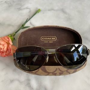 Coach Kristina HC 7003 Aviator Sunglasses